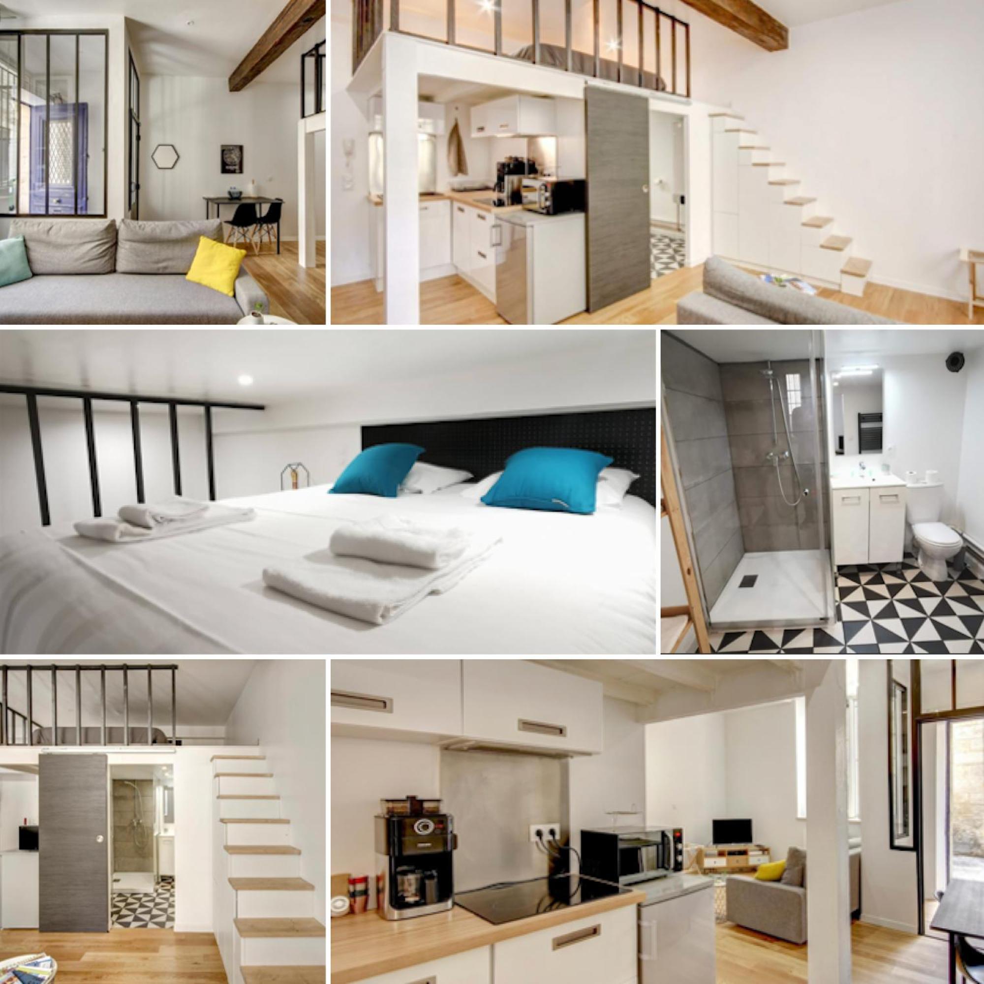 Charmant Studio Loft Au Coeur De Bordeaux Exteriör bild